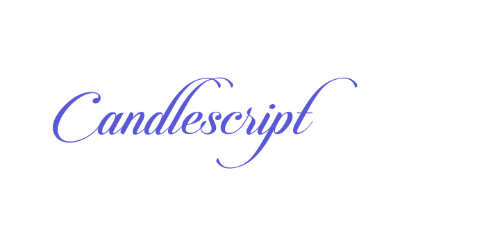 Candlescript Font