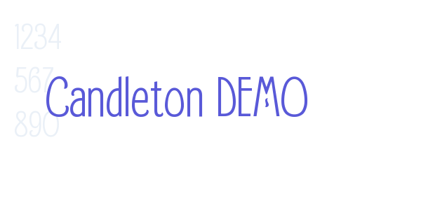 Candleton DEMO font free