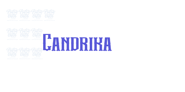 Candrika font free