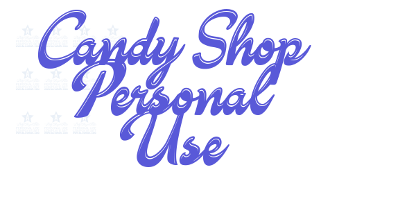 Candy Shop Personal Use font free