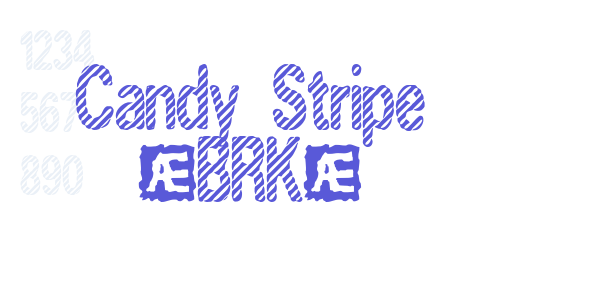 Candy Stripe (BRK) font