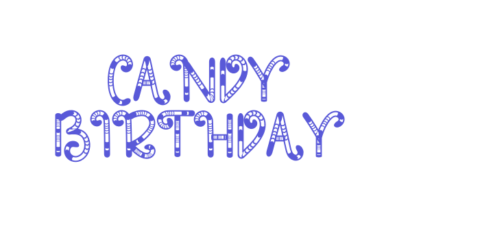 Candy Birthday Font Download