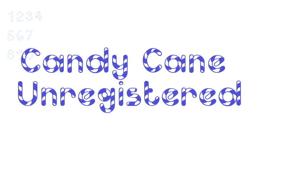 Candy Cane (Unregistered)-font-download