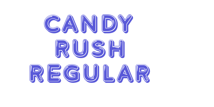 Candy Rush Regular Font Download