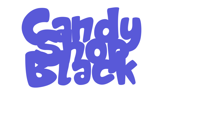 Candy Shop Black Font Download