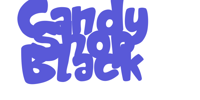 Candy Shop Black Font Download