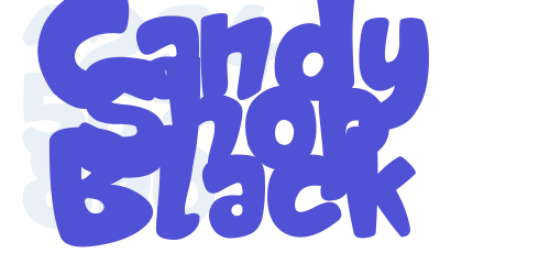 Candy Shop Black-font-download