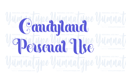 Candyland Personal Use Font Download