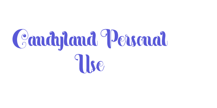 Candyland Personal Use Font Download