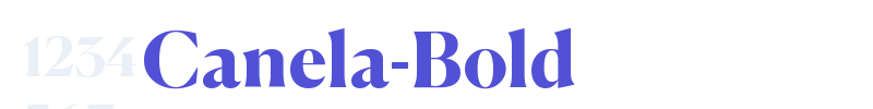 Canela-Bold-font