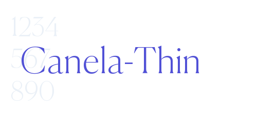 Canela-Thin-font-download