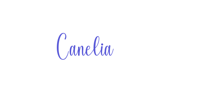 Canelia Font Download