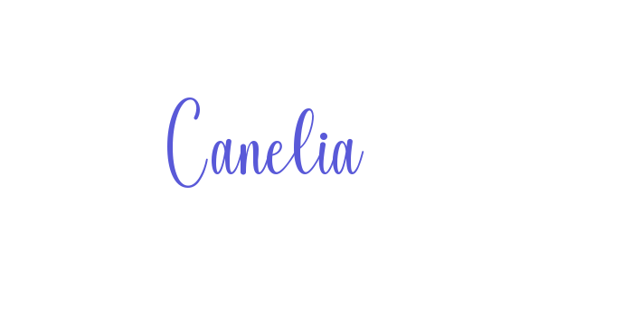 Canelia Font