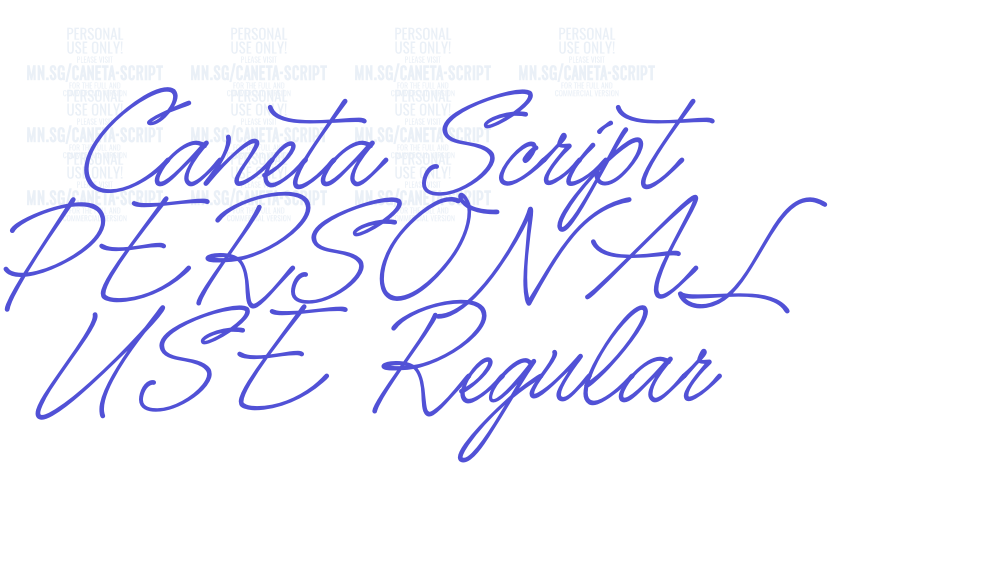 Caneta Script PERSONAL USE Regular-font-download