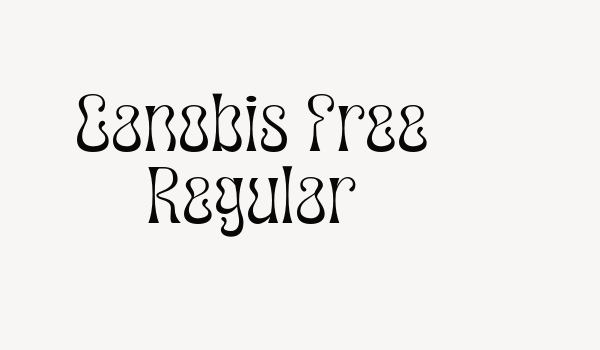 Canobis Free Regular Font