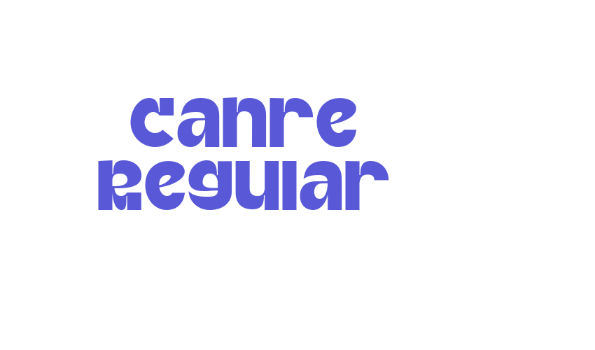 Canre Regular Font