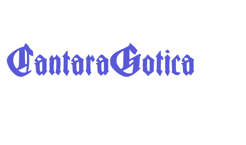 CantaraGotica Font