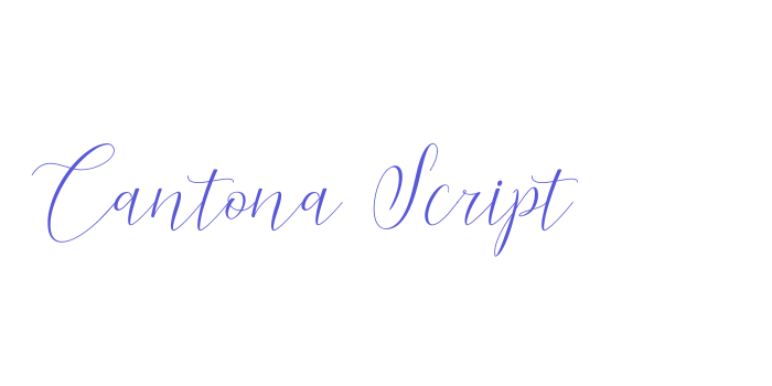 Cantona Script Font Download