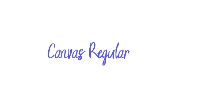 Canvas Regular Font Download