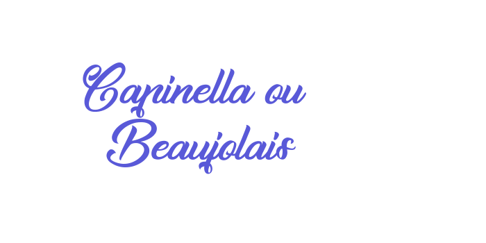 Capinella ou  Beaujolais Font Download