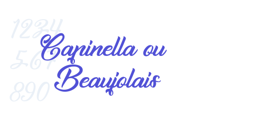 Capinella ou  Beaujolais-font-download