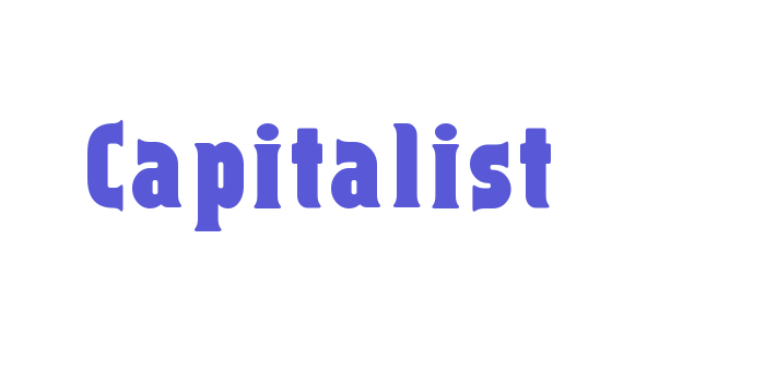 Capitalist Font Download