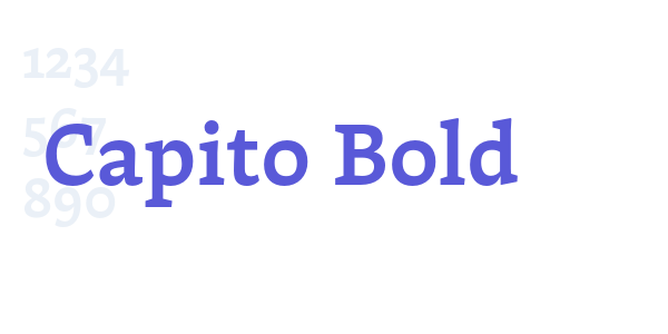 Capito Bold font free