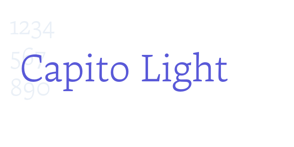 Capito Light font free