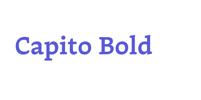 Capito Bold Font Download