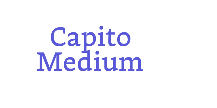 Capito Medium Font Download