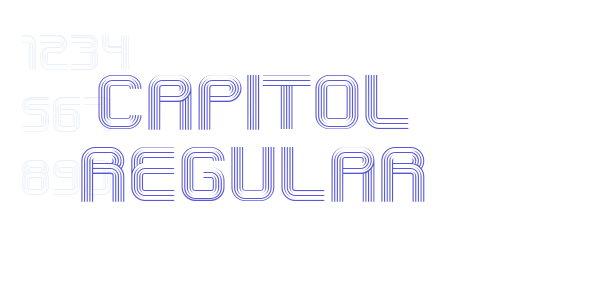 Capitol Regular font free