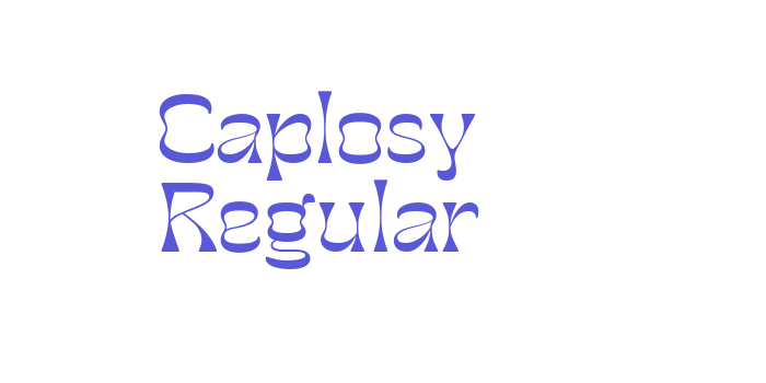 Caplosy Regular Font Download