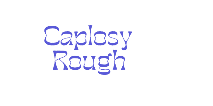 Caplosy Rough Font Download