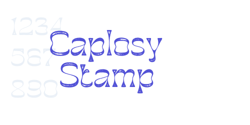 Caplosy Stamp-font-download