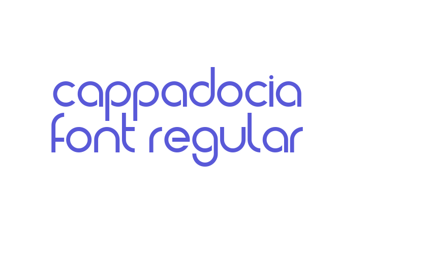 Cappadocia Font Regular Font