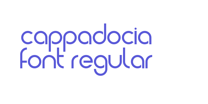 Cappadocia Font Regular Font Download