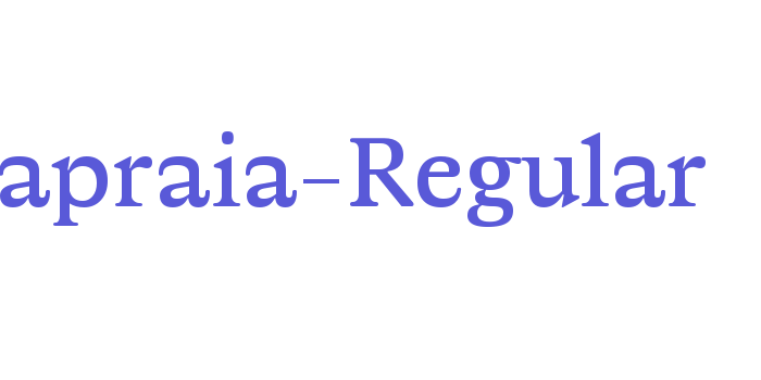 Capraia-Regular Font Download