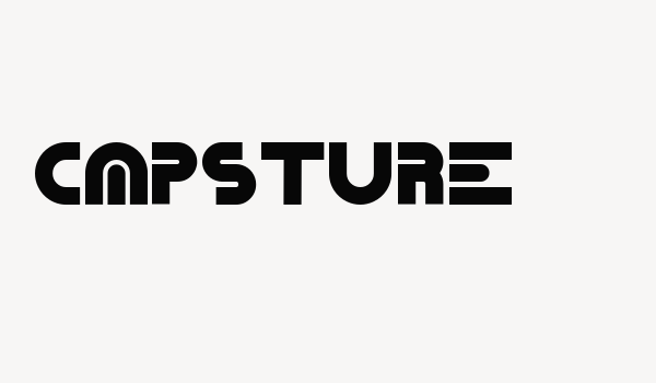 Capsture Font