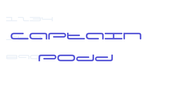 Captain Podd font