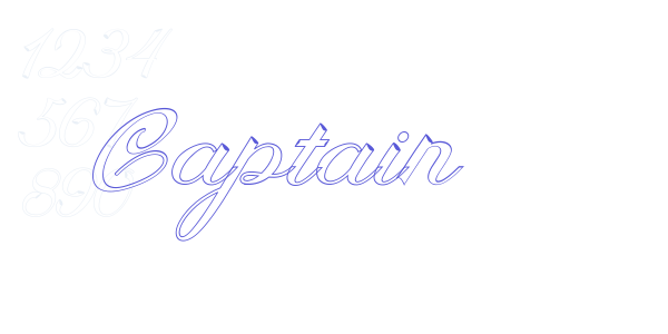 Captain font free