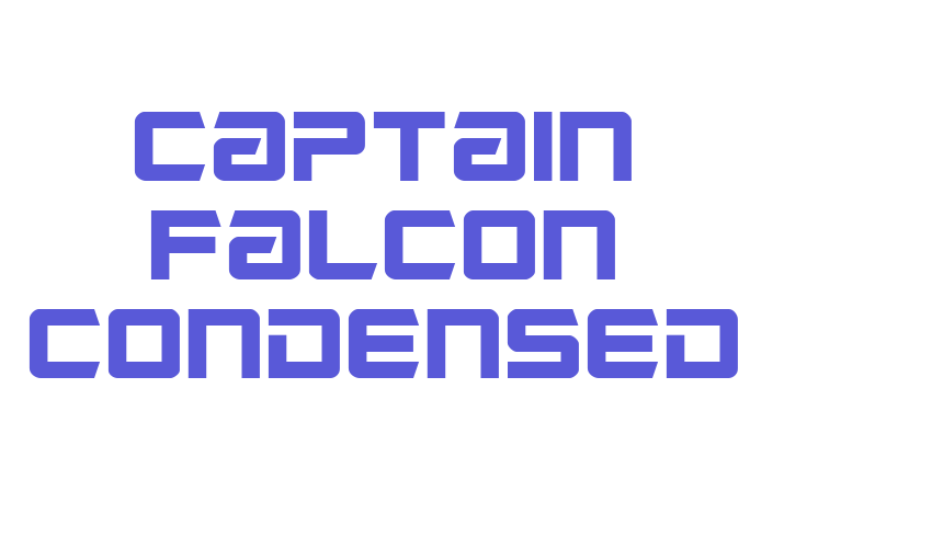 Captain Falcon Condensed Font