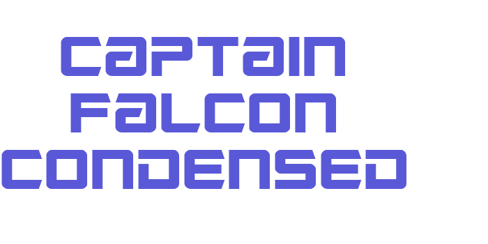 Captain Falcon Condensed Font Download