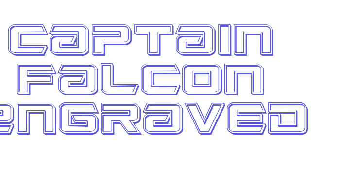 Captain Falcon Engraved Font Download