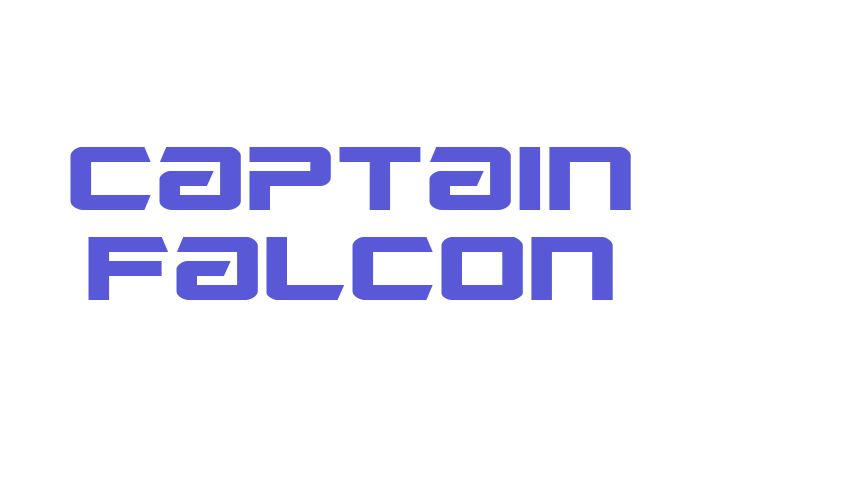 Captain Falcon Font