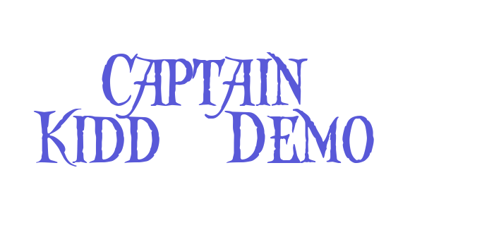 Captain Kidd Demo Font Download