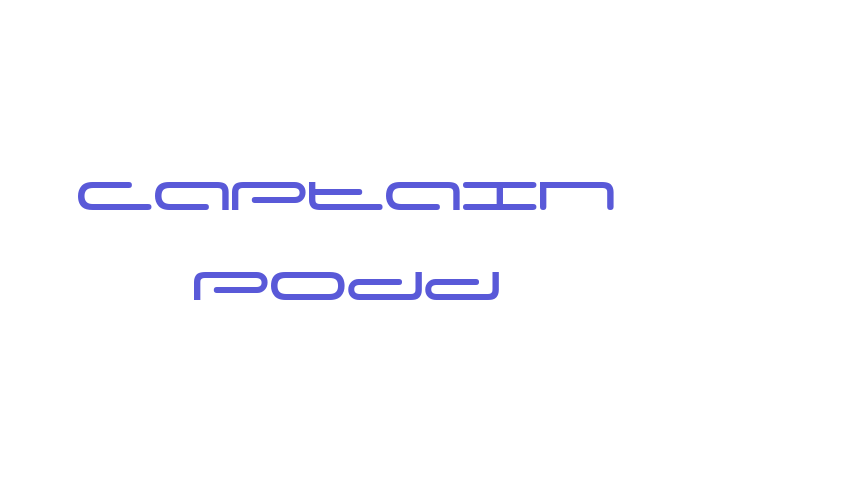 Captain Podd Font