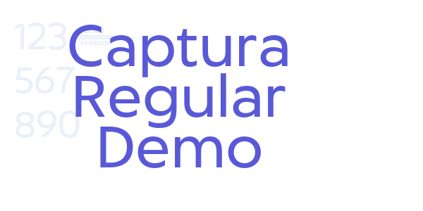 Captura Regular Demo font free