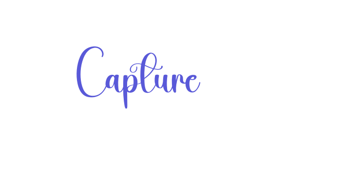 Capture Font Download