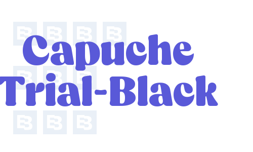 Capuche Trial-Black Font