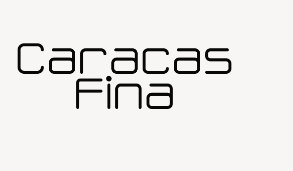 Caracas Fina Font